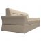 Прямой диван «Клайд», механизм дельфин, экокожа, цвет бежевый