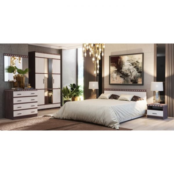 Зеркало «Ольга 13», 850 ? 22 ? 850 мм, цвет ясень анкор тёмный / ясень анкор светлый