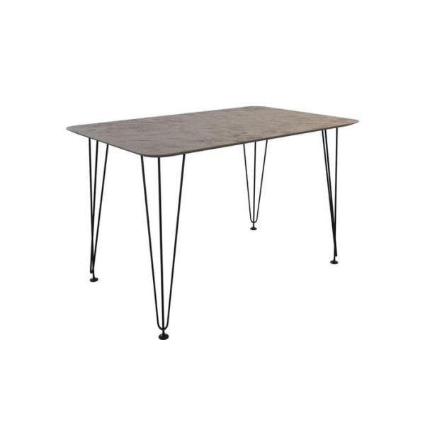 Стол обеденный Антей-1 1200х750х740 светлый/черный