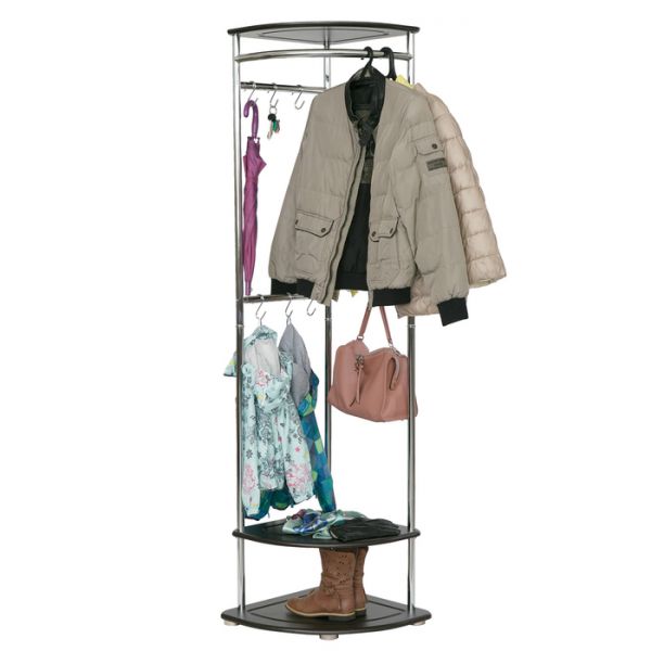 Вешалка гардеробная «Универсальная», 510 ? 510 ? 1890 мм, цвет дуб белёный