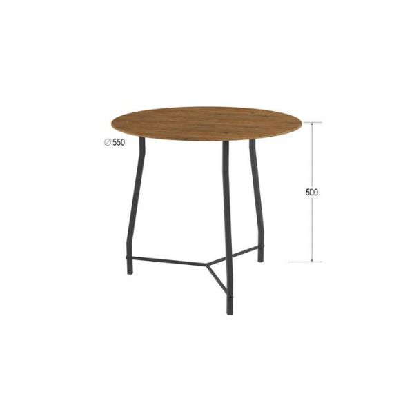 Стол журнальный «Пауль», 550 ? 550 ? 500 мм, цвет дуб американский