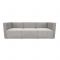 Диван модульный прямой «Бергамо», три секции, велюр, цвет shaggy linen