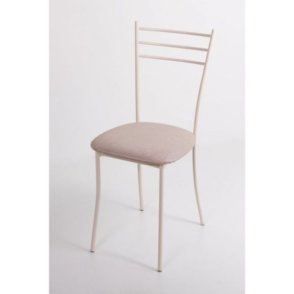 Стул на металлокаркасе Хлоя СТ бежевый/черный