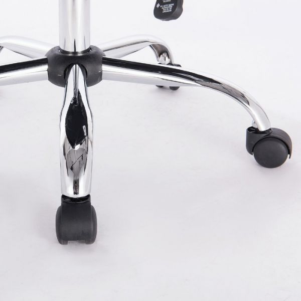 Кресло офисное BRABIX "Flight EX-540", хром, экокожа, сетка, черное