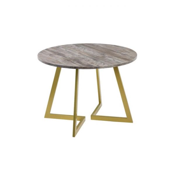 Стол РИМ D-940(+450)  Сосна Пасадена/Опора Гермес, Цвет: Золото