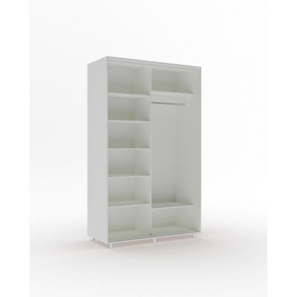 Шкаф-купе Модный Зеркало+ЛДСП Белый 1600х600х2300