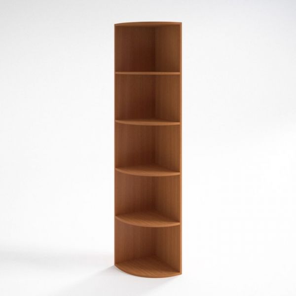 Шкаф угловой низкий НШ-13, 380х380х1153 мм, белый шагр