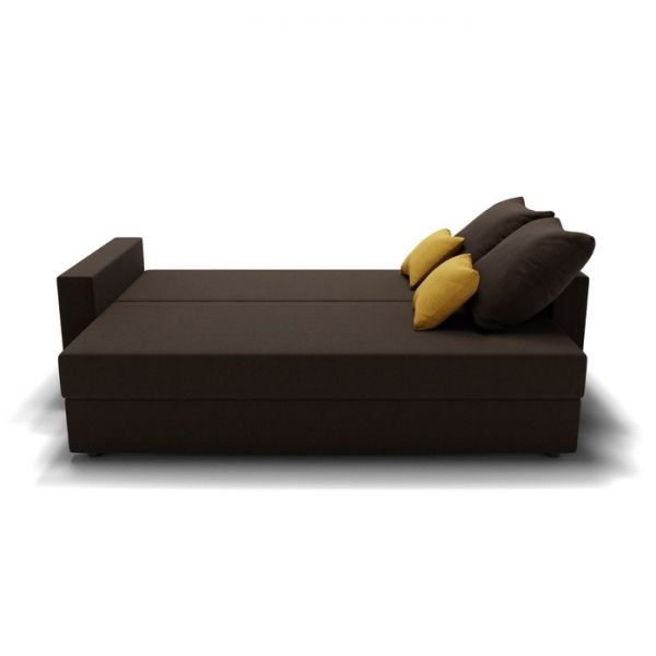 Диван прямой «Олимп 1», еврокнижка, пружинный блок, велюр, цвет альба 044 / альба 071