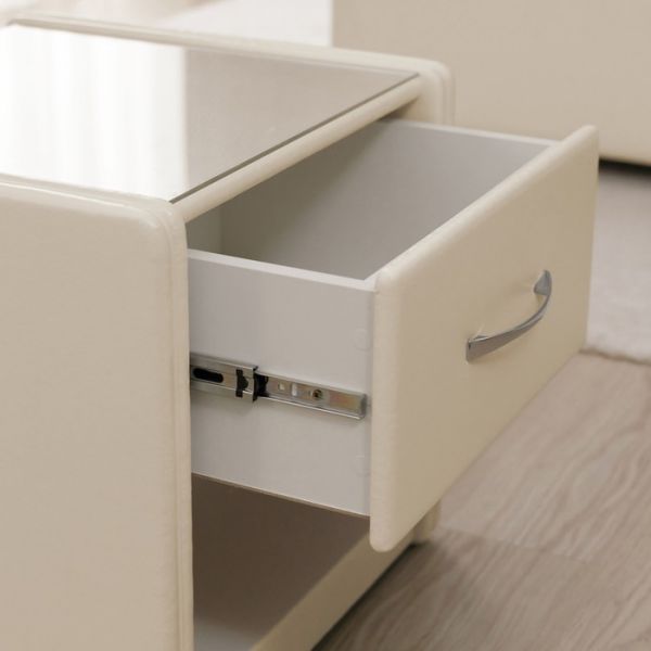 Тумба «Алеро», широкая, 1 ящик, 500 ? 470 ? 480 мм, цвет взбитые сливки