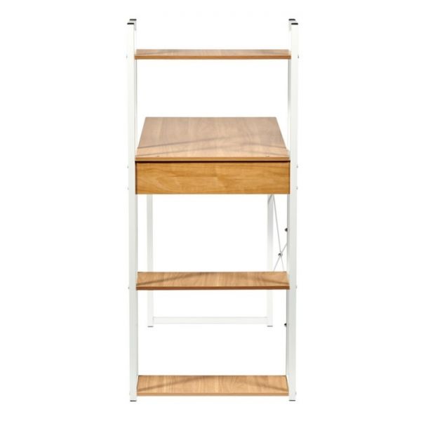 Стол письменный с полками Frame, 1000 ? 450 ? 1100 см, цвет дерево лофт / чёрный