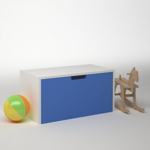 Модуль 1 ящик ДМ-Т-1-4, 900 ? 450 ? 450 мм, корпус белый, фасад белый