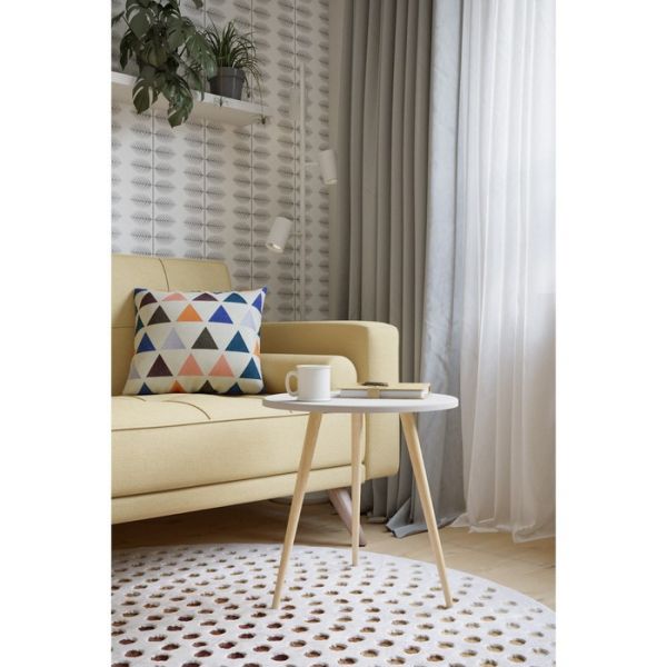 Стол журнальный «Бекс 450», 450 ? 450 ? 450 мм, цвет белый