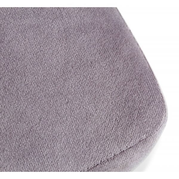 Банкетка Sheffilton SHT-B9 350х350х450 микровелюрсиреневая орхидея/белый муар металл