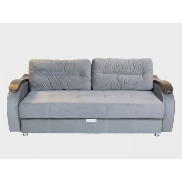 Прямой диван «Ливерпуль 2», еврокнижка, блок независимых пружин, велюр, цвет бежевый