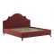 Кровать Фаина, 1800х2000, ортопедическое осн+ПМ, Блиц 09/ Карминно-красный