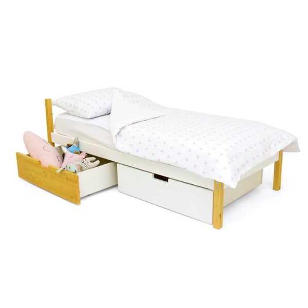 Детская кровать "Svogen classic дерево-белый"