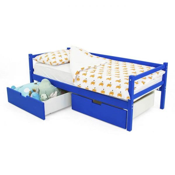 Детская кровать-тахта Svogen синий