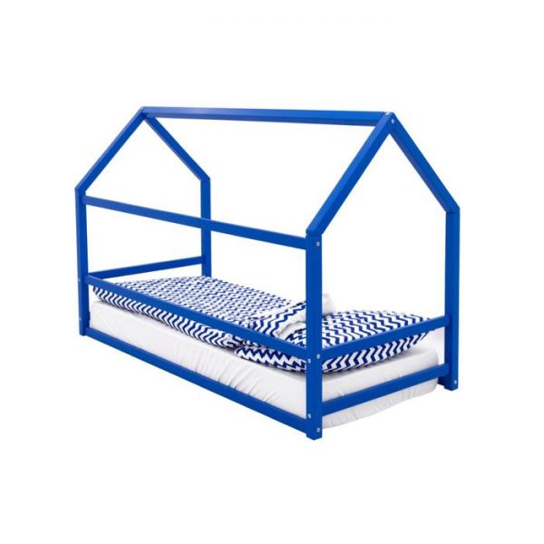 Детская кровать-домик Монтессори Бельмарко Svogen синий