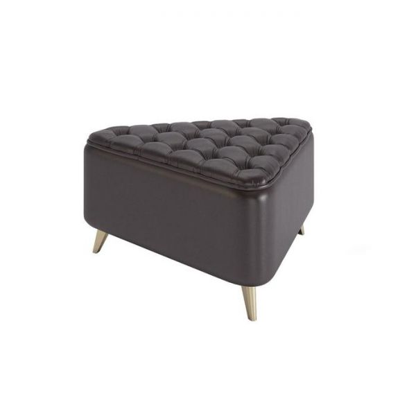 Пуф Трио 680х610х440 экокожа белая