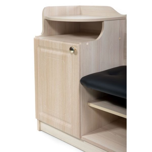 Банкетка №1, 900х430х920, Ясень/Черный(118)