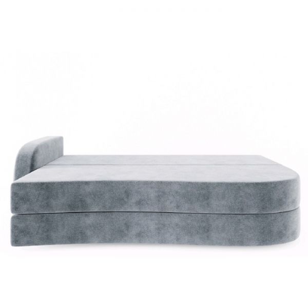 Диван прямой «Гитара», еврокнижка, ППУ, велюр, локоть левый, цвет селфи 15