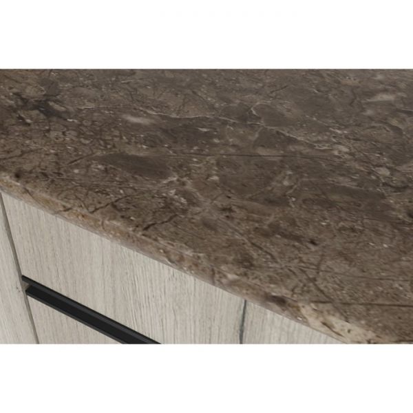 Кухонный гарнитур Равенна нормал 1500х600 Венге/Алмабра темная/Дуб браун