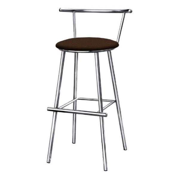 Стул барный «Фламенко», 420 ? 420 ? 980 мм, хром, цвет кожзам №15