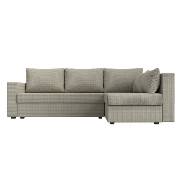 Угловой диван «Мансберг», механизм еврокнижка, угол левый, рогожка, цвет корфу 02