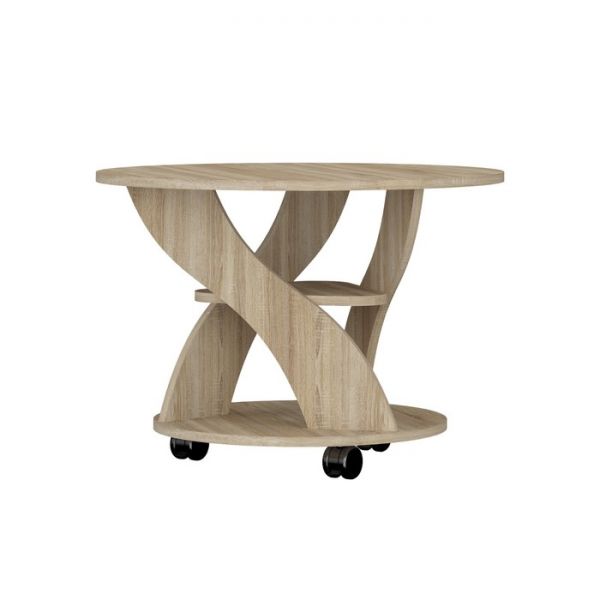 Стол журнальный 1, 700 ? 700 ? 495 мм, цвет белый