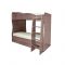 Кровать детская двухъярусная «Юниор-2», 2042 ? 1160 ? 1800 мм, цвет орех гварнери