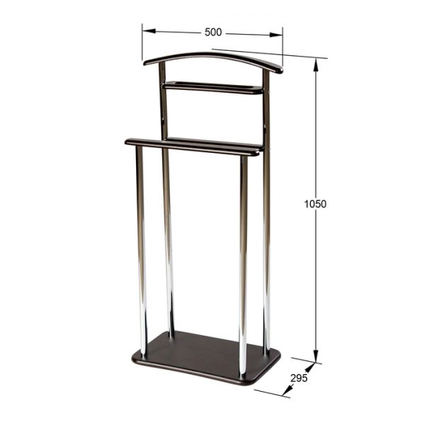 Вешалка напольная «Элдридж», 295 ? 500 ? 1050 мм, цвет белый