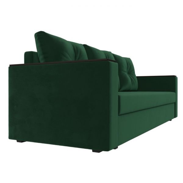 Диван прямой «Атланта лайт», без стола, еврокнижка, велюр, цвет, цвет бежевый