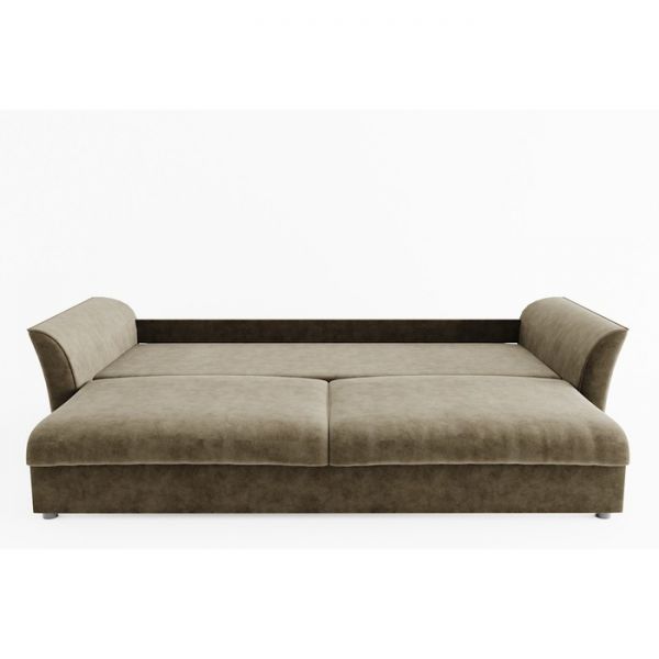 Прямой диван «Барселона», механизм пантограф, велюр, цвет селфи 01 / селфи 03