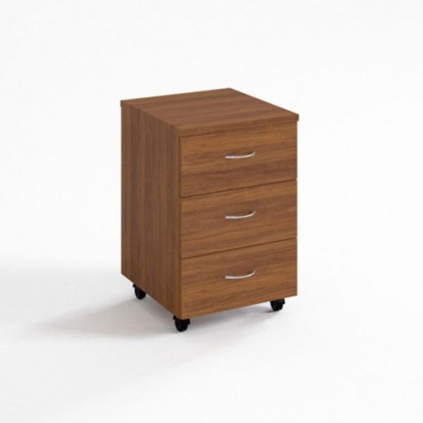 Тумба мобильная ТМ4.5, 425х450х590 мм, белый шагр