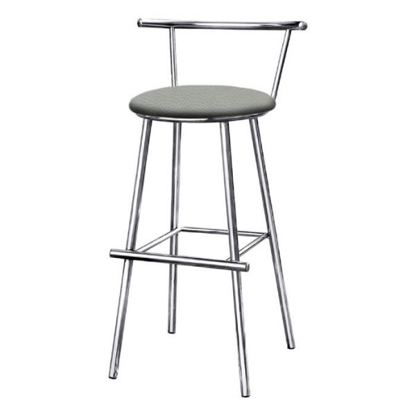 Стул барный «Фламенко», 420 ? 420 ? 980 мм, хром, цвет кожзам №21