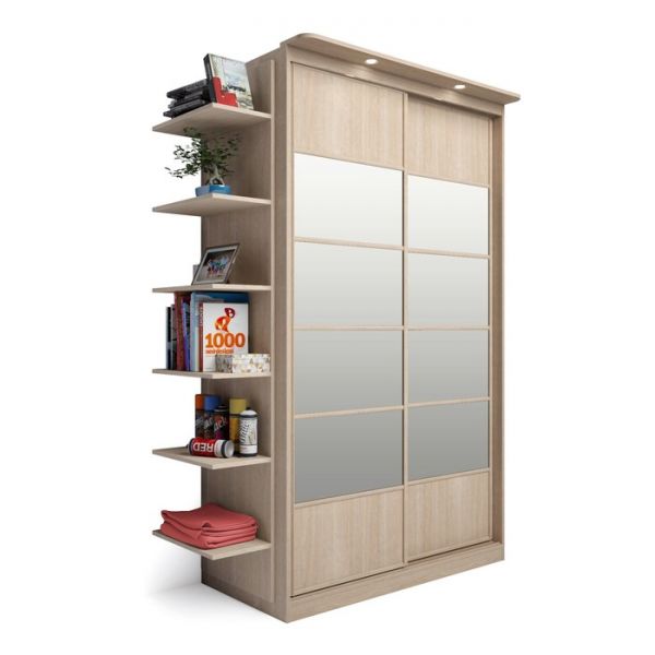 Стеллаж для увлечений 350х260х2000 Белый