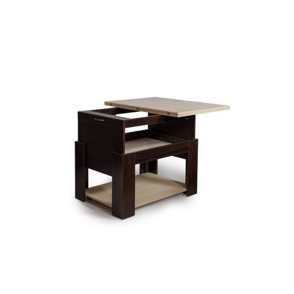 Стол-трансформер СЖТ1, 900(1300)х650(900)х520(750), Ясень/Венге