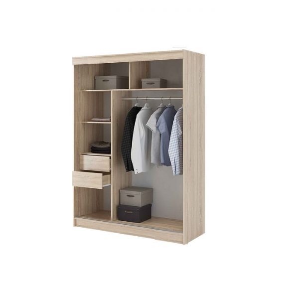 Шкаф-купе 1500 Элегант 4, 1500х620х2200, Дуб сонома