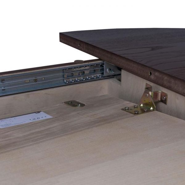 Стол раздвижной Leset Говард 1Р, венге 1000/1400х1000х765