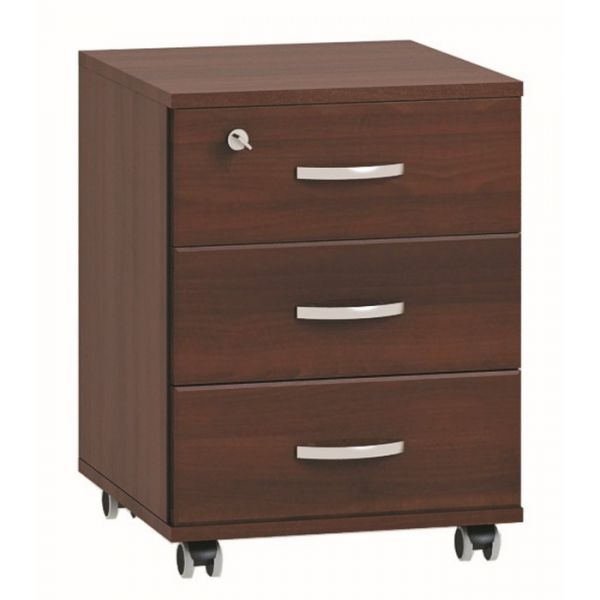 Тумба выкатная, 454 ? 482 ? 562, 3 ящика, цвет дуб девон