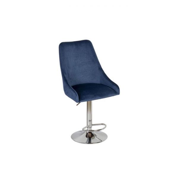 Барный стул Хэнк Велюр 4 Терракот/ Хром