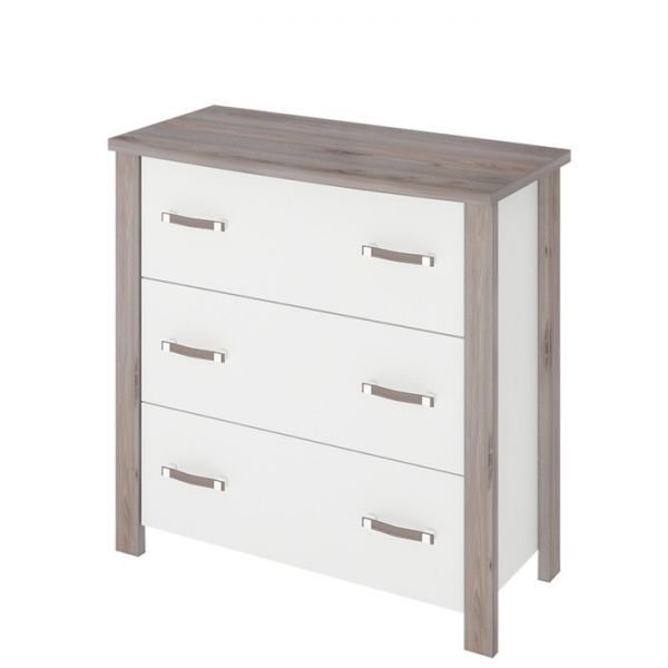 Комод, 900 ? 360 ? 900 мм, цвет нельсон / белый