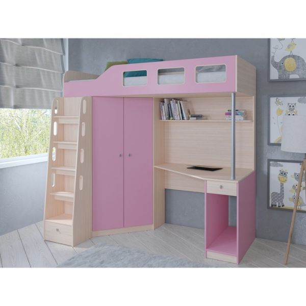 Детский комплекс «Астра 7», цвет дуб молочный/дуб молочный