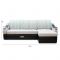 Диван «Дубаи 2» с оттоманкой, ППУ, правый угол, цвет монтана 273 / астор 900 / султан блю
