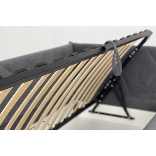 Тахта с ортопедом + ПМ Бест 900х2000 графит (велюр)