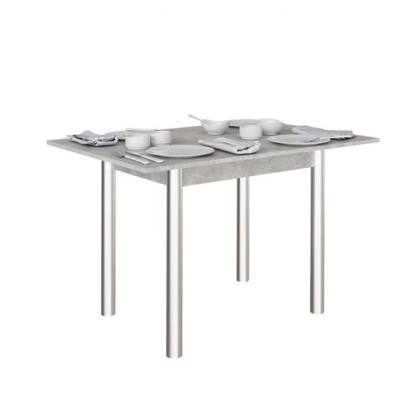 Стол обеденный раскладной СО-06, 800х580(1160)х736, ателье светлый