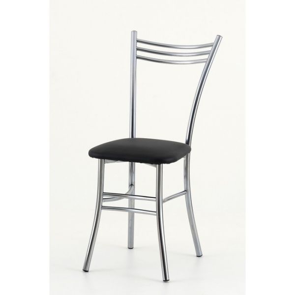 Стул «Увертюра», хром, цвет рубин