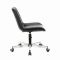 Кресло офисное BRABIX "Deco MG-316", без подлокотников, экокожа, черное, 532080.