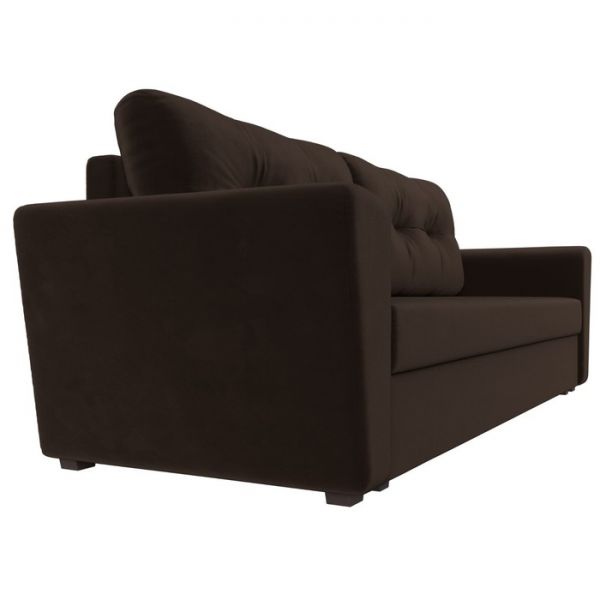 Диван прямой «Амстердам лайт», еврокнижка, микровельвет, цвет бежевый