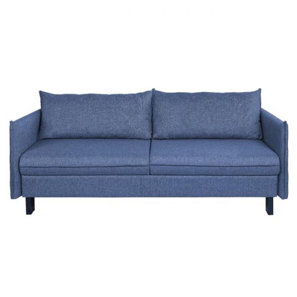 Диван "Матис" с подлокотниками, ткань рогожка AZURE